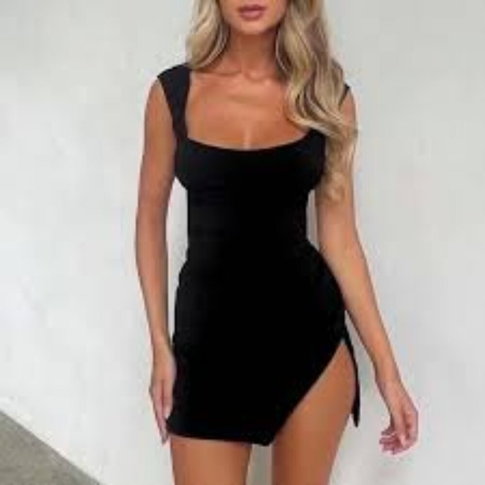 Tiger Mist "Joslin" Dress in Black